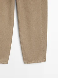 Mid-waist balloon fit jeans