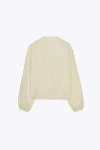 BLOUSE ROMANTIQUE À VOLANTS