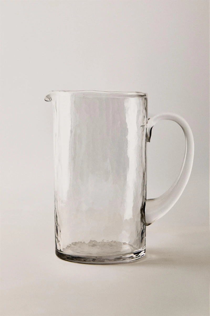 PICHET VERRE MARTELÉ