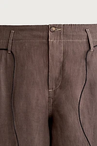 100% LINEN RELAXED FIT PANTS