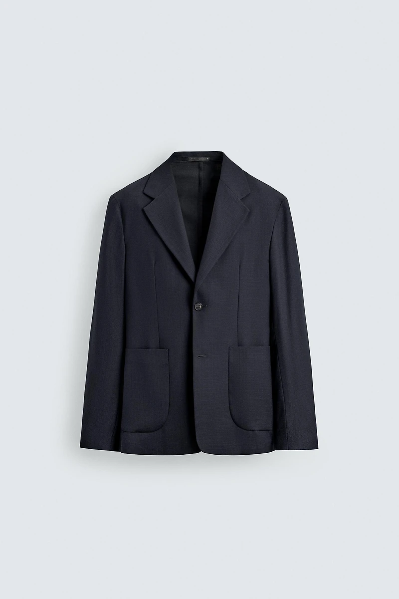 VESTE STRUCTURÉE COUPE DÉCONTRACTÉE