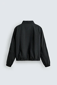STRIPED TEXTURED JACKET