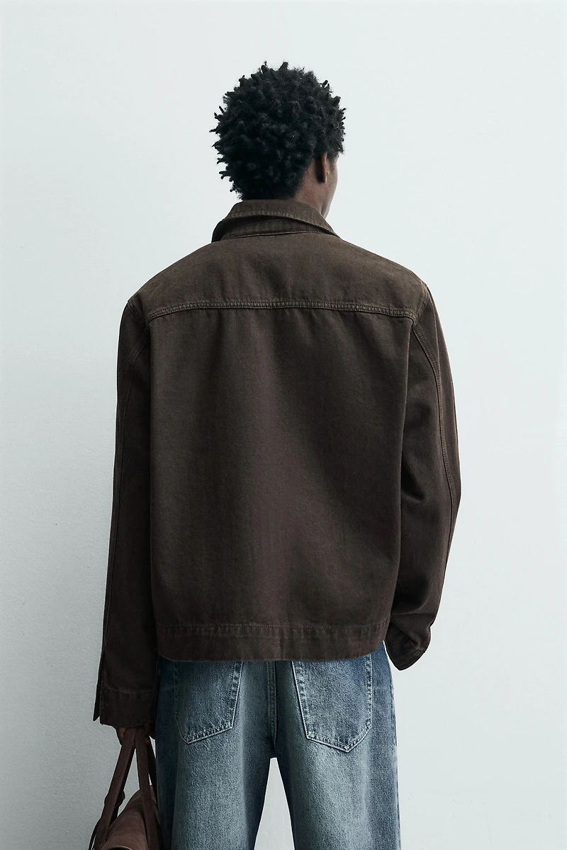 BLOUSON STRUCTURÉ À POCHES