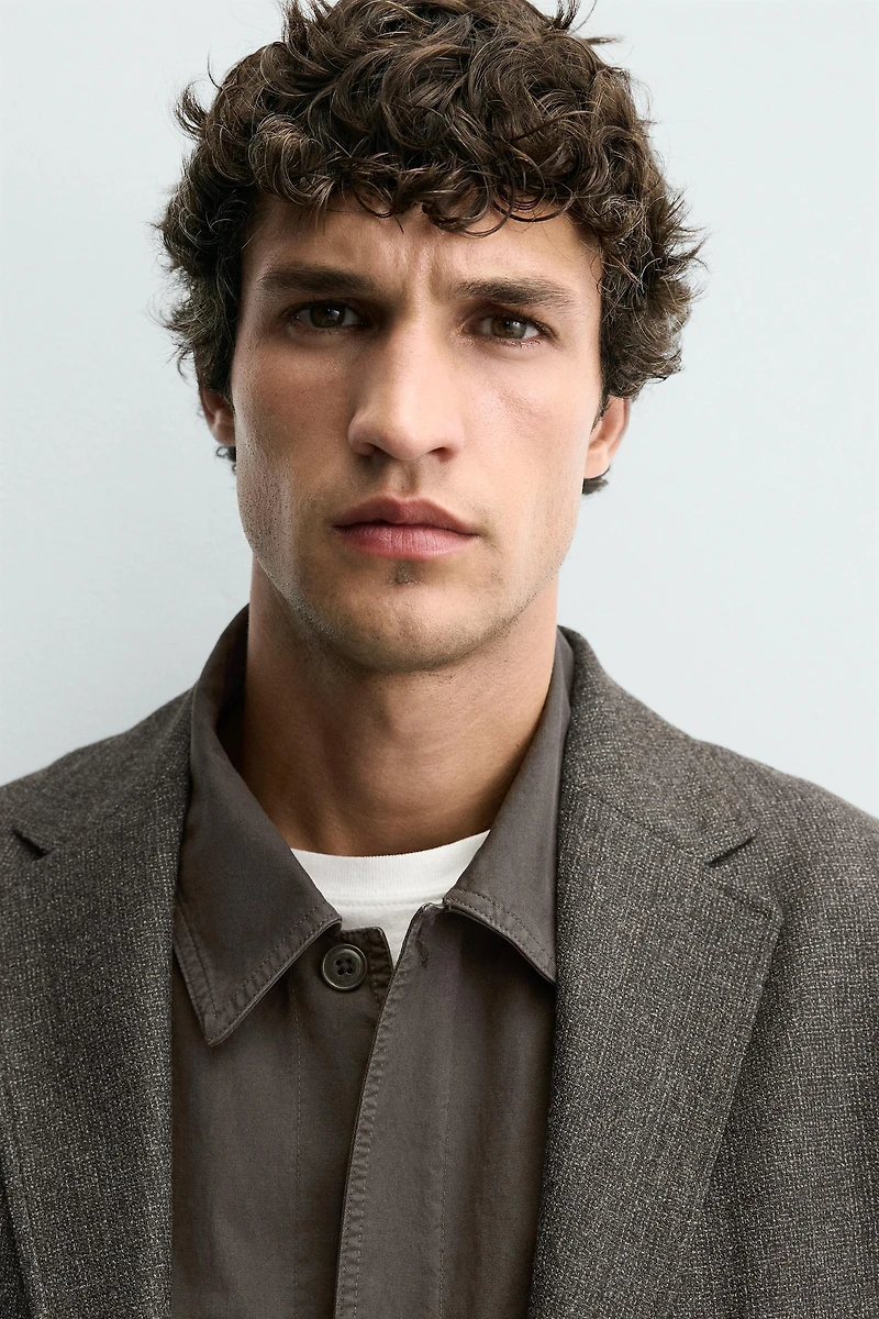 WOOL TEXTURED BLAZER