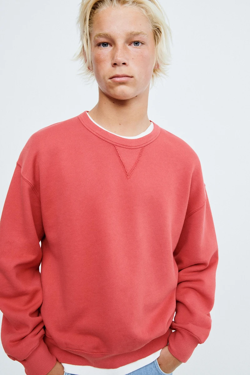 STORIESZ - PLAIN RIBBED SWEATSHIRT