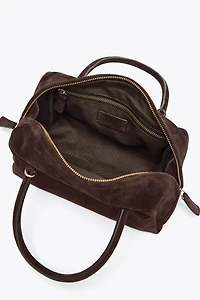 SPLIT LEATHER BOWLING BAG