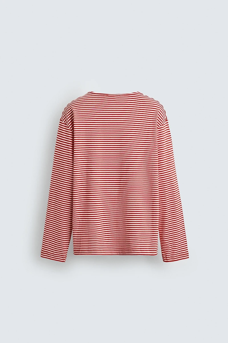LIMITED EDITION JACQUARD STRIPED T-SHIRT