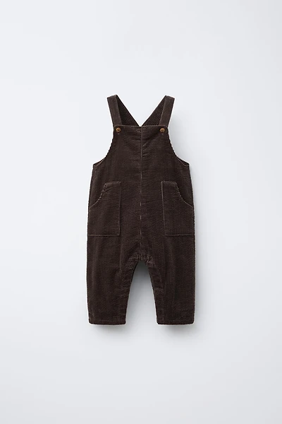 LONG CORDUROY OVERALLS