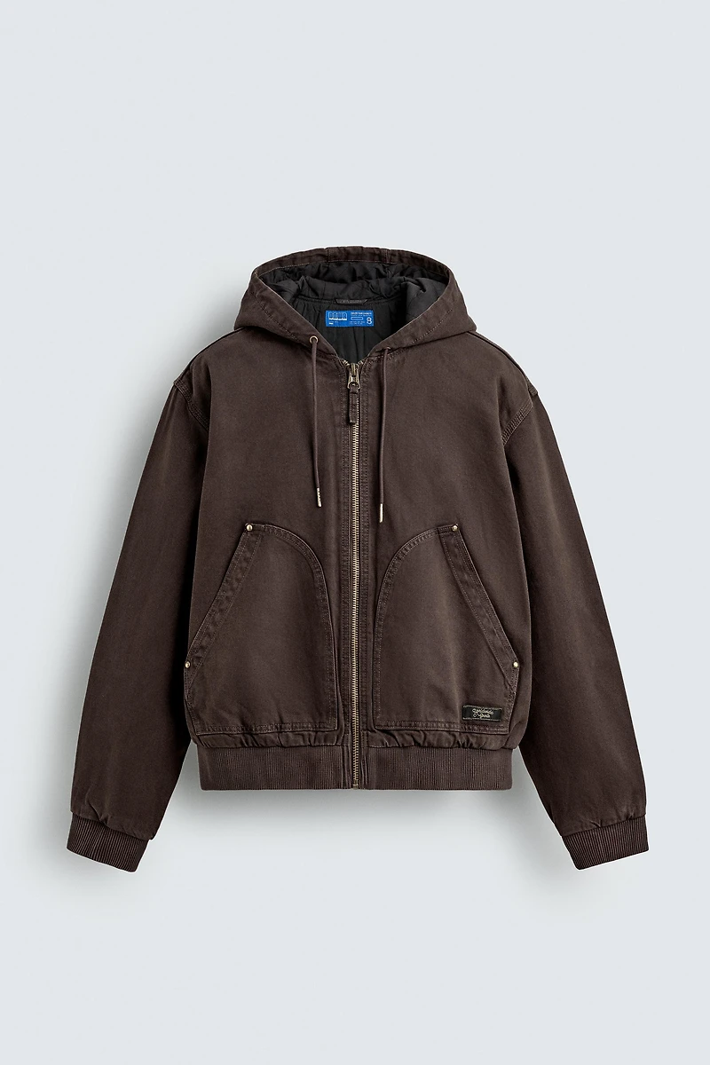 VESTE MATELASSÉE À CAPUCHE