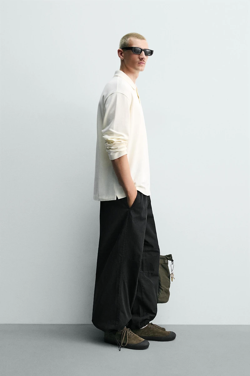 RELAXED FIT PARACHUTE PANTS