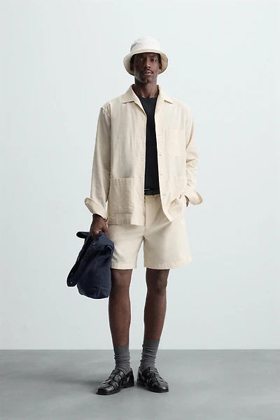STRIPED OVERSHIRT