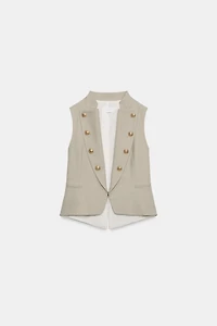 LAPEL BUTTON VEST