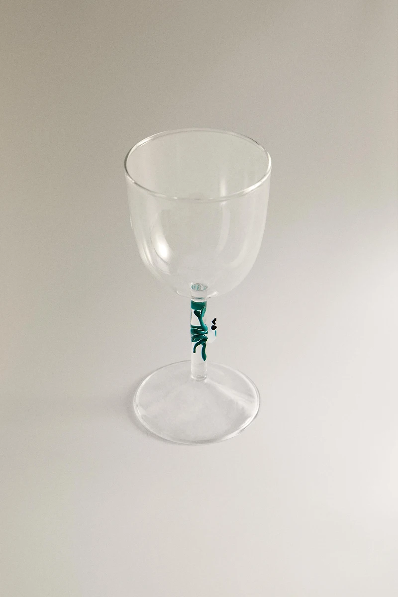 BOROSILICATE GLASS WITH SEA ANIMAL