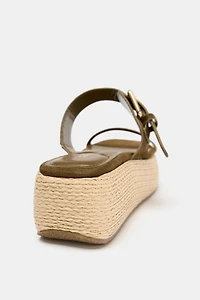 STRAPPY PLATFORM SANDALS