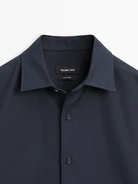 Regular fit twill shirt