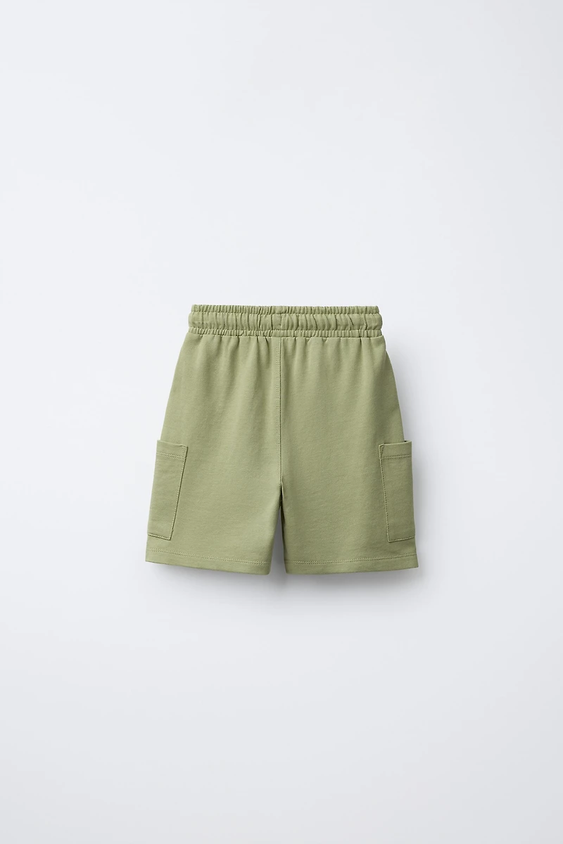 PLUSH CARGO SHORTS