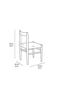CHAISE BOIS DE FRÊNE