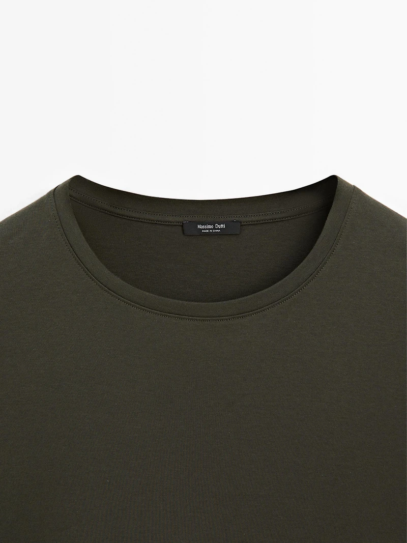100% mercerised cotton T-shirt