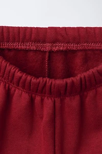 TERRY PATCH SWEATSHIRT AND JOGGER PANTS SET