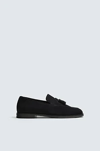 LEATHER TASSEL LOAFERS