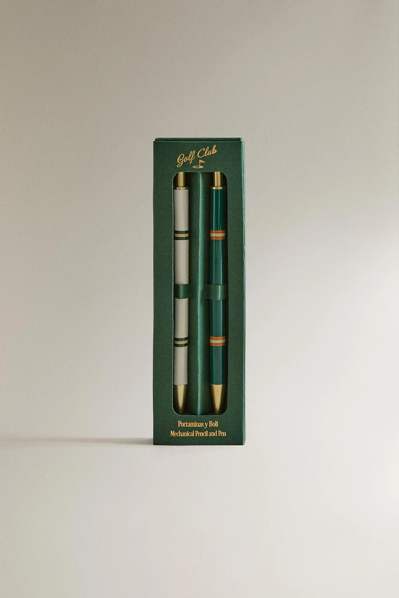 GOLF PEN AND MECHANICAL PENCIL SET (SET OF 2)
