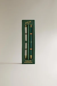 GOLF PEN AND MECHANICAL PENCIL SET (SET OF 2)