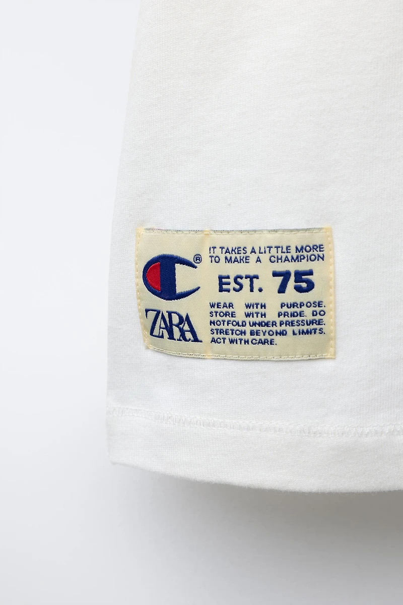 CHAMPION ® X ZARA PATCH T-SHIRT