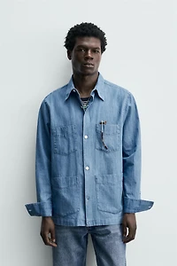 DENIM POCKET SHIRT