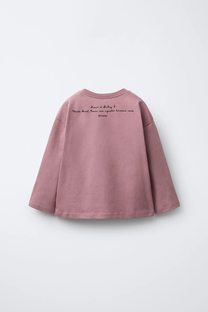 MONET PAINTING MICKEY AND MINNIE MOUSE © DISNEY T-SHIRT