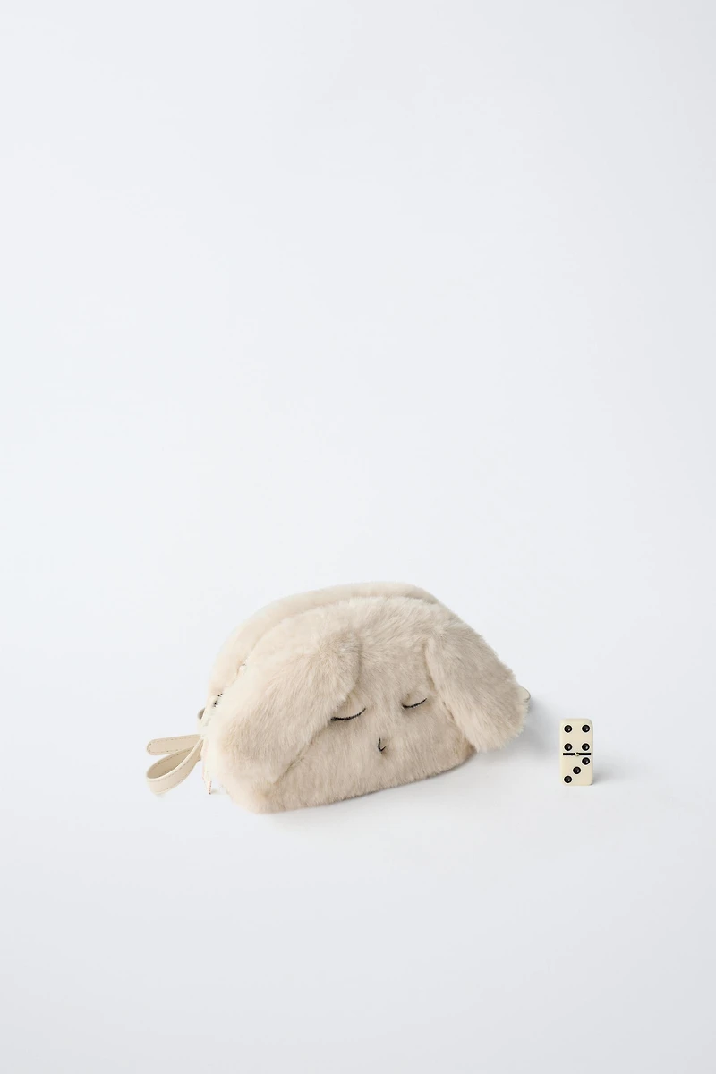 BUNNY FAUX FUR CROSSBODY BAG