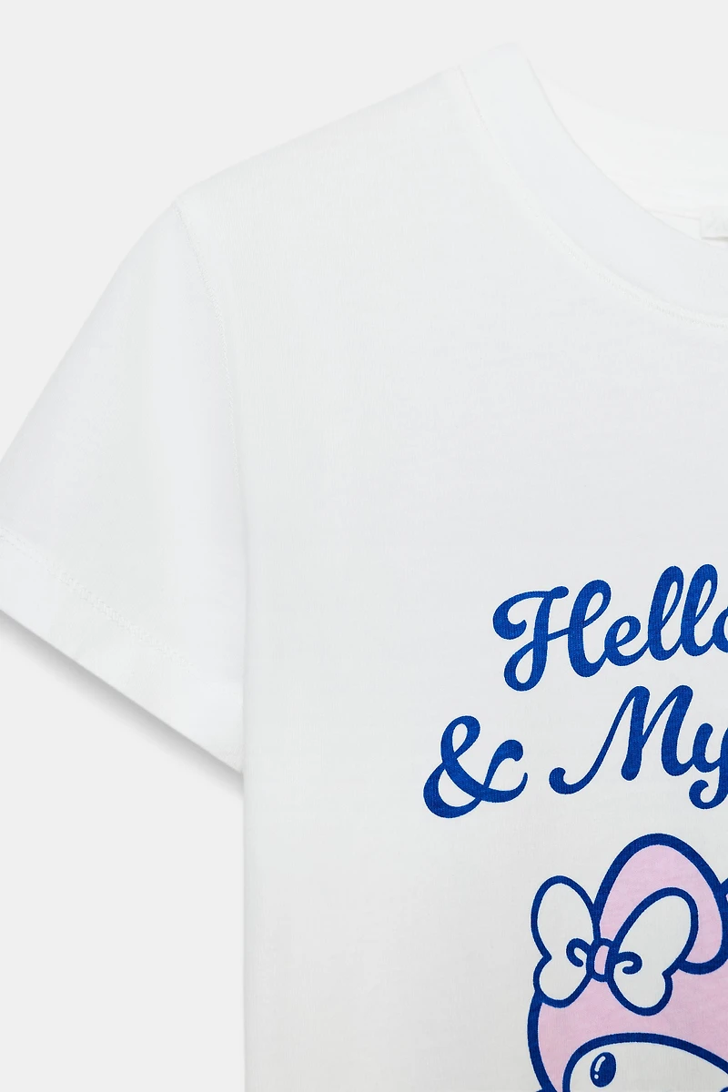 HELLO KITTY AND MY MELODY © SANRIO T-SHIRT