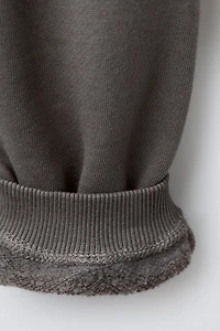 GARMENT DYED SEAM DETAIL JOGGING PANTS