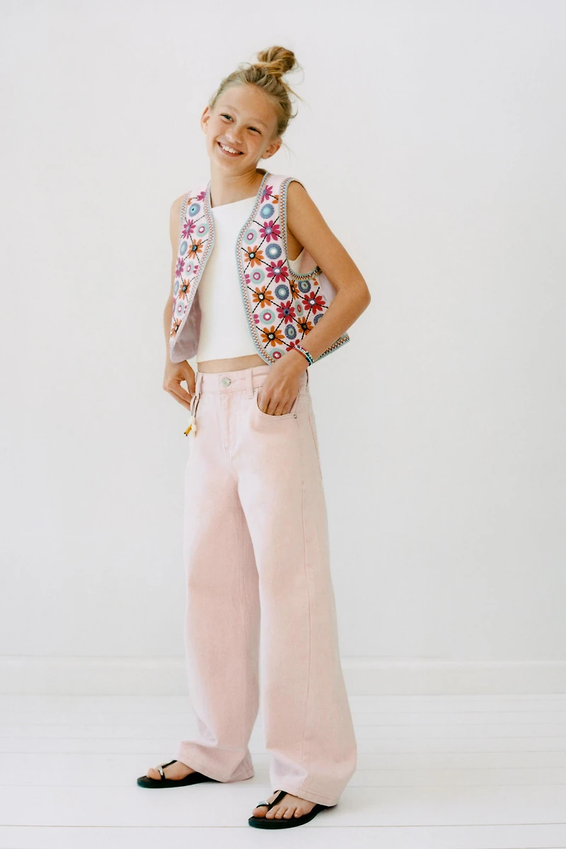 GILET BRODÉ À MIROIRS