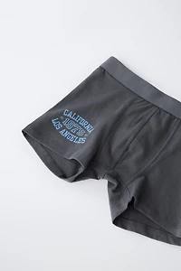 6- ANS/ LOT DE CINQ BOXERS INSCRIPTION