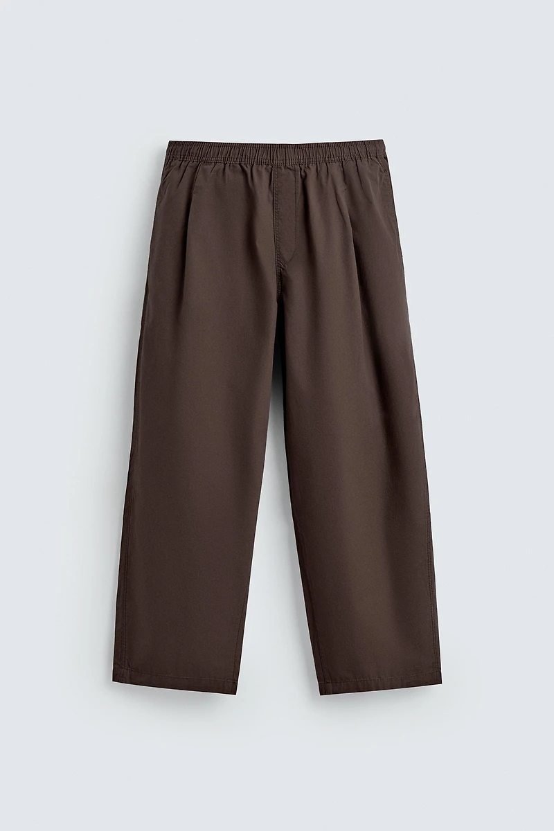 PANTALON BALLON À PLIS