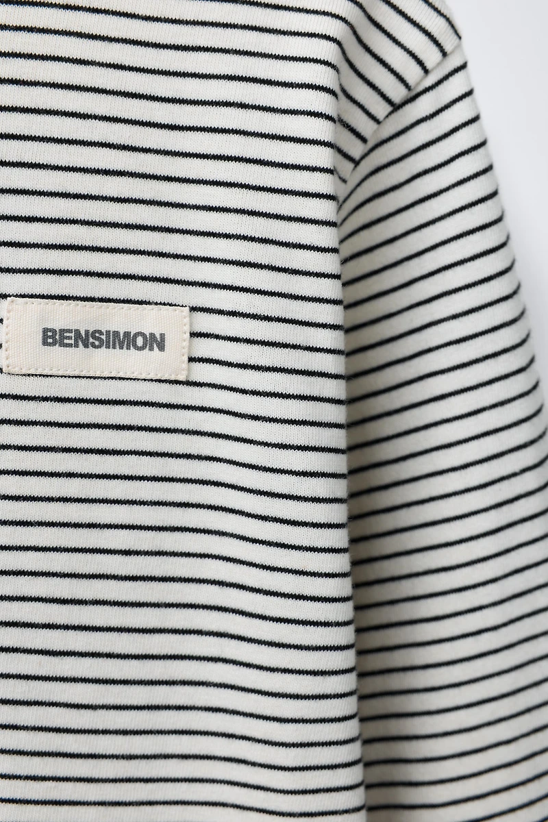 BENSIMON ® X ZARA STRIPED LABEL T-SHIRT