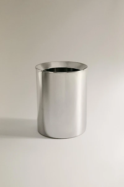 POUBELLE MÉTAL BRILLANT