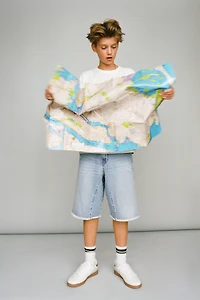 BERMUDA EN DENIM RELAXED BAGGY PIÈCE ÉTOILE
