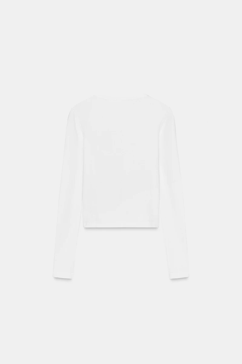 T-SHIRT À MANCHES LONGUES