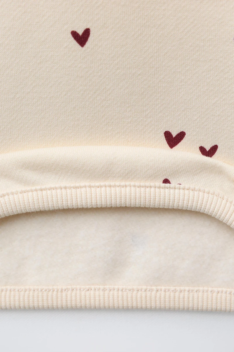 HEARTS SWEATSHIRT AND LEGGING SET
