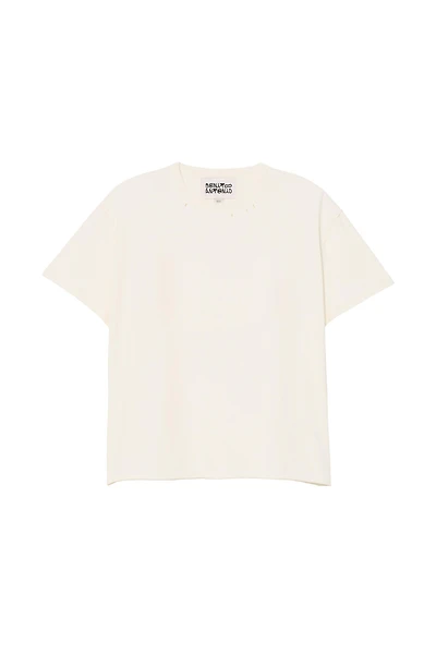 WASHED REVERSIBLE EFFECT T-SHIRT
