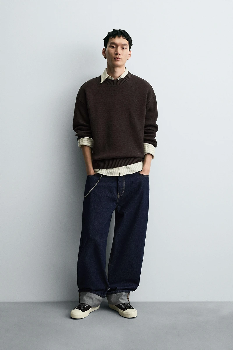 PULL STRUCTURÉ EN COTON