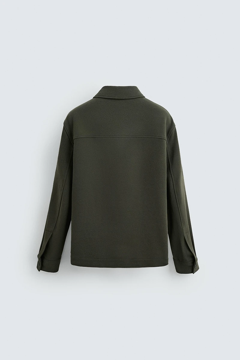 COMFORT TEXTURED OVERSHIRT