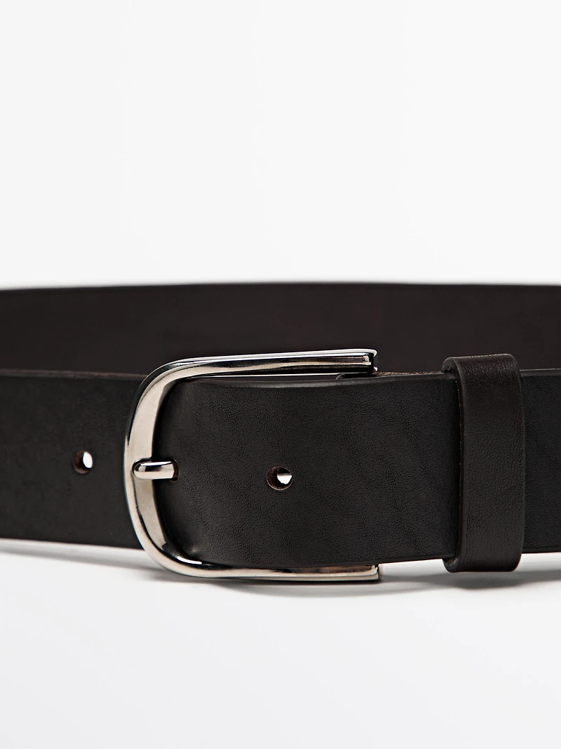 Ceinture en cuir nappa