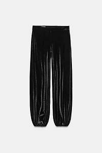 PANTALON BOUFFANT EN VELOURS