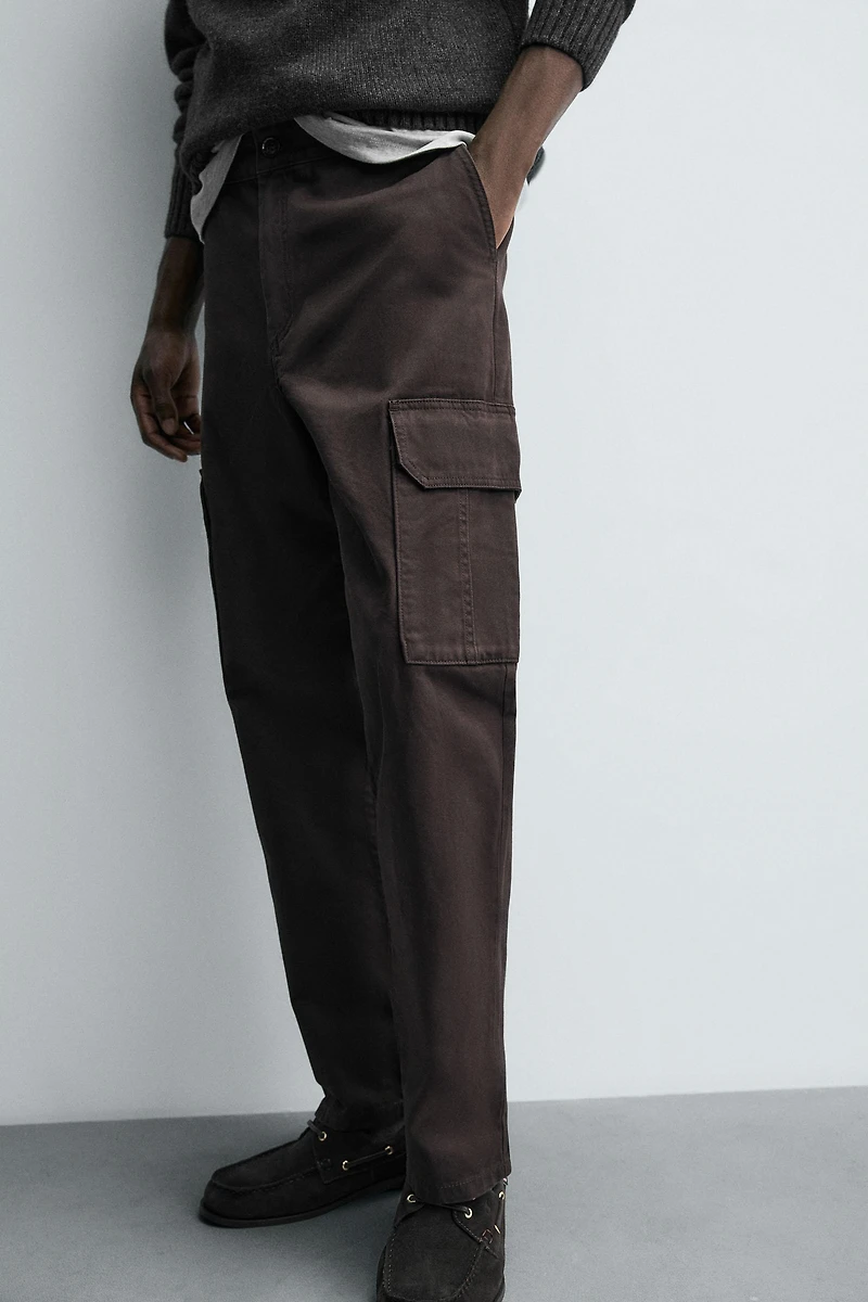 TWILL CARGO PANTS