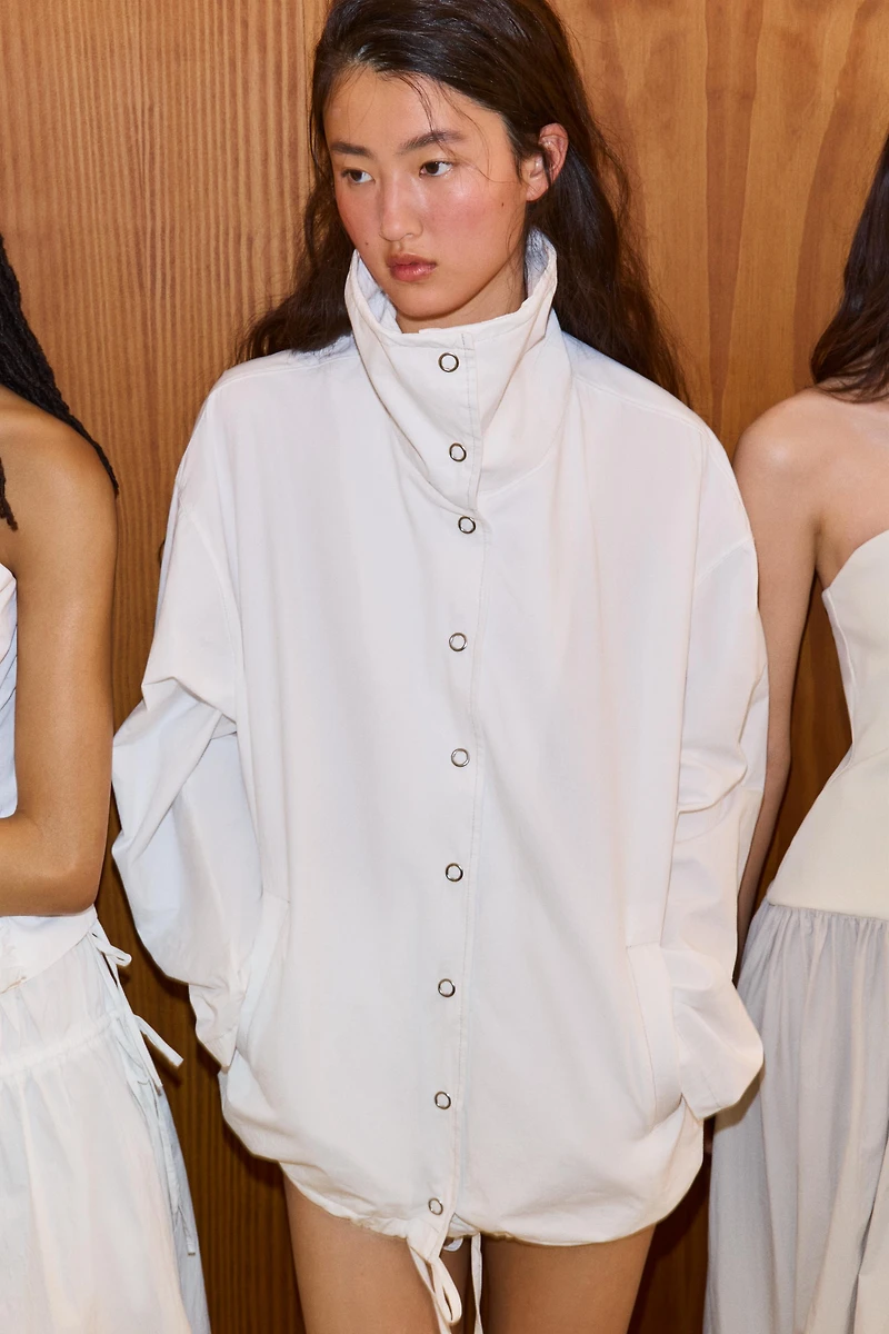 OVERSIZED SEAM DETAIL JACKET