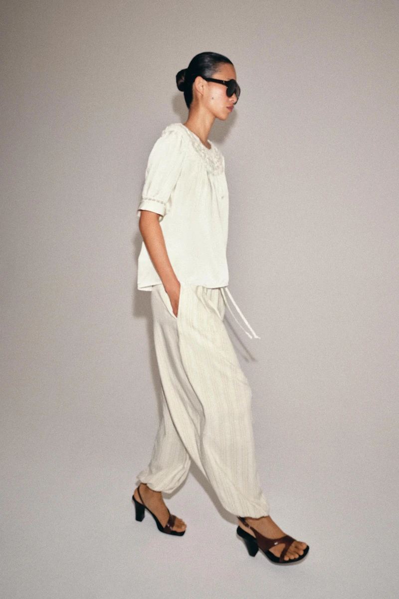 STRIPED BALLOON PANTS ZW COLLECTION