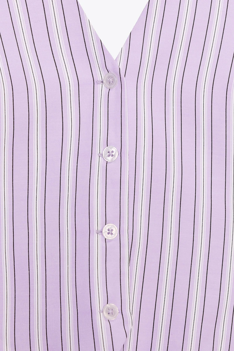 STRIPED VEST TOP