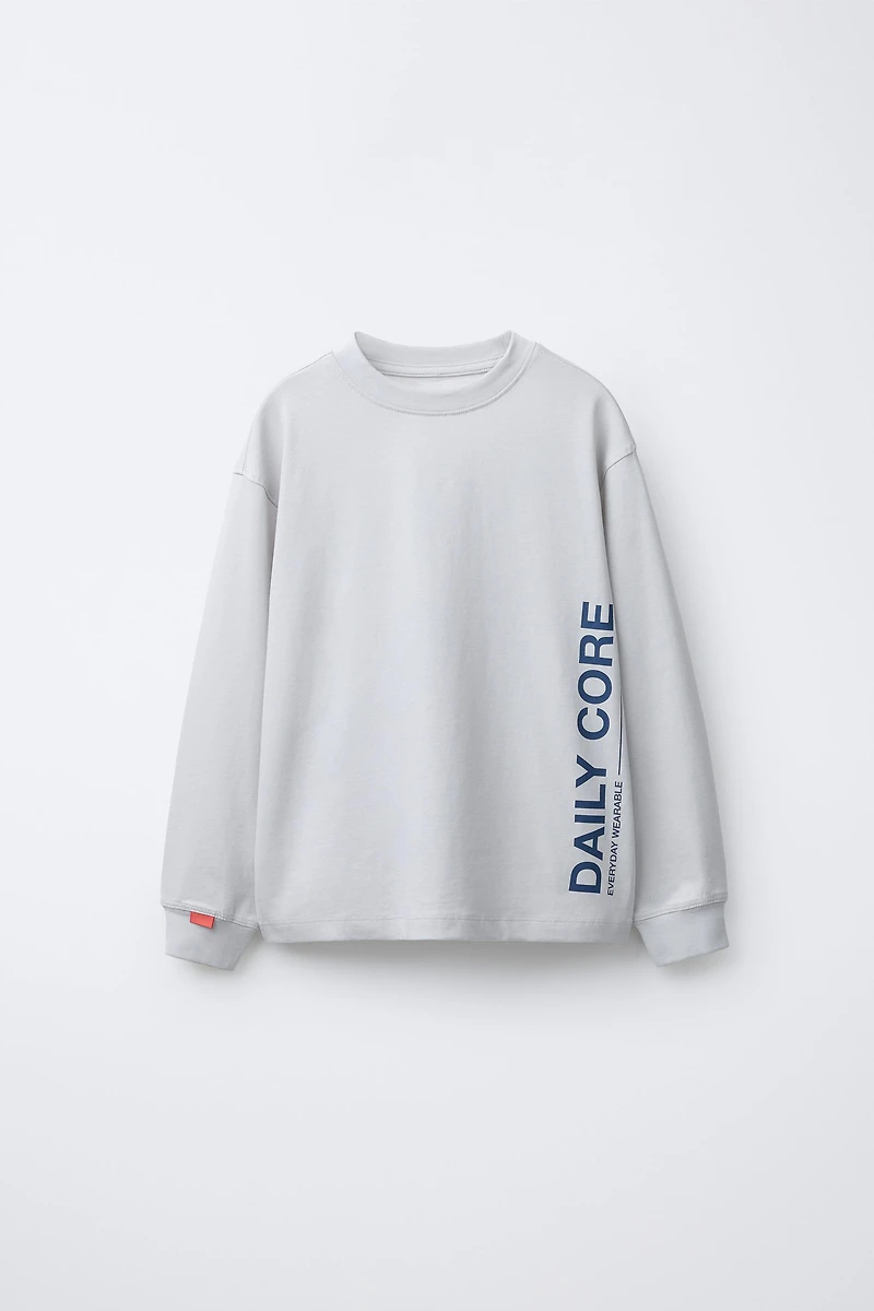 T-SHIRT À INSCRIPTION IMPRIMÉE